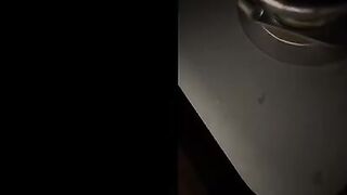 Fucked my husband's friend in the kitchen while he was working