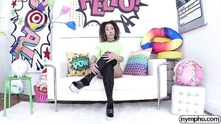 Petite slut Kira Perez gets her pussy full of cum