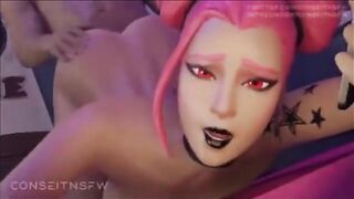 Hentai compilation with the sexiest Fortnite characters in 3D animation