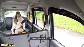 A hot young brunette gets into the Fake Taxi and has intense sex