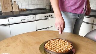 Hot stepmom and Rosie from TANTALY in a steamy kitchen threesome