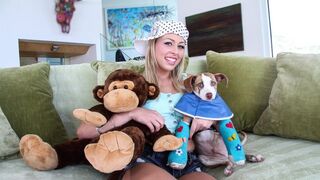 Juicy PAWG Zoey Monroe gets her asshole gapped by a horny Frenchman in intense anal action