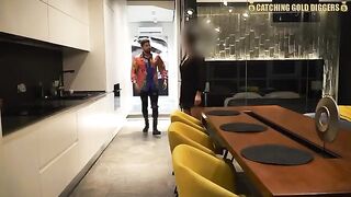 A night out with a hot Ukrainian model turns into an intimate encounter