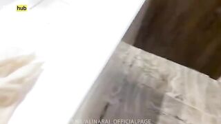 Pervert guy secretly watched his stepmom in the shower