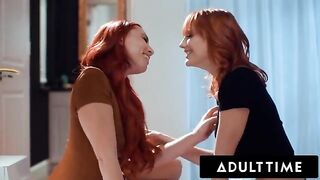 Redhead Kenna James seduced her best friend Aidra Fox for a steamy lesbian encounter