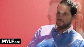 Aubrey Black gets fucked by BBC right in front of her husband in a taboo scene