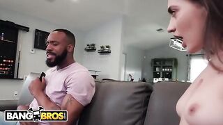 Petite teen Sera Ryder gets her tight pussy smashed by BBC