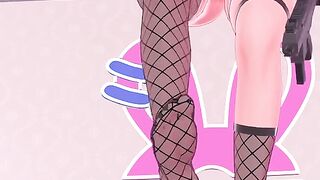 Futa MILF pegs you but then cums from spanking herself in a steamy scene