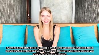 Girl cheats on her husband with a psychotherapist in a daring session