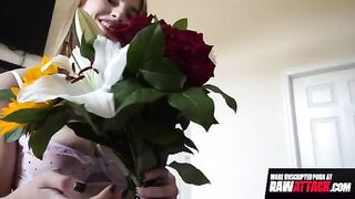 A hot and super beautiful Octavia Red enjoys a huge cock in POV style