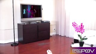 Queen Adriana Chechik gets her slutty throat full of cock