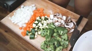 First time with Naked Bakers, let’s try cooking without clothes
