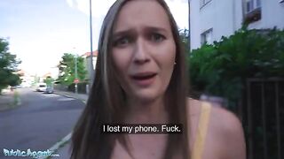 Public agent offered Stacy Cruz money for her tits flash