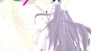 Sex with a huge-breasted waifu Prinz Eugen in POV style - Azur Lane