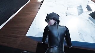 Catwoman Pov in the office - DC 3D Hentai