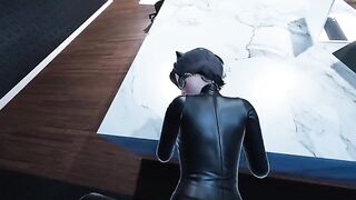 Catwoman Pov in the office - DC 3D Hentai