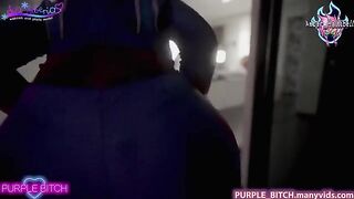 Spiderman saves two lesbians with a big ass during a 3some