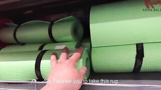 Help me choose a yoga mat for a future hot session?
