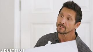 Savannah Sixx gets slippery with stepdad in hot Nuru massage