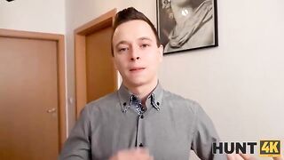 A lucky guy fucked his friend’s new ginger girlfriend for money