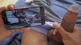 Lil D rubs one out to his own vid with Julz Gotti, damn meta