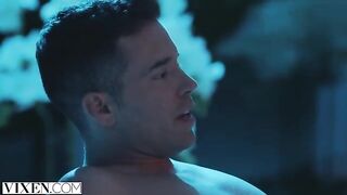 Concierge Vanessa steals hotel guest away from his GF in a steamy Vixen scene