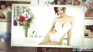 Two cute Japanese girls are having fun in the bath