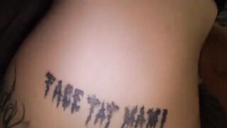 A couple engaged in passionate and rough sex, bringing intense pleasure