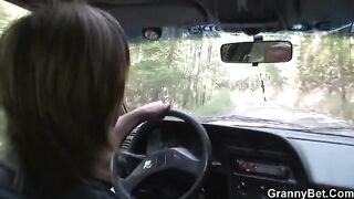 Old lady got banged on the way home after a ride