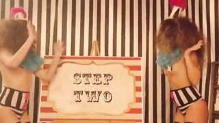 Riley, Ryan, and Ruby are having fun in a clown costume scenario