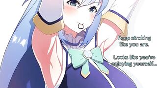 The ass worship of the goddess Aqua from Konosuba is unmatched!