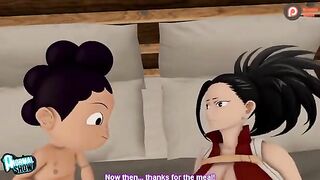 My Hero Academia's Momo and Mineta get wild in this spicy animation