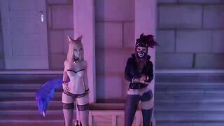 Hentai casting with cute League of Legends girl Ahri