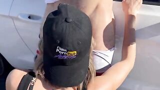 Two guys fucked and spit roasted wife in Nevada desert