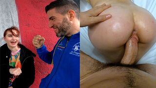Tricky pick up guy Antonio Mallorca fucked skinny submissive teen on cam