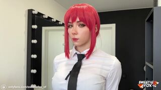 Makima, Dominate Redhead, Loves Hard Sex and Dirty Talk
