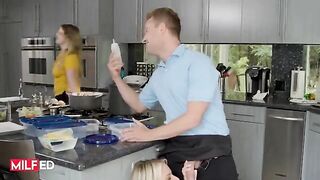 Rachael Cavalli, the smoking hot housewife, in a steamy MILFED scene