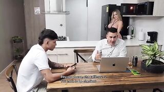 I fucked my stepson right in front of my husband, who didn’t notice a thing