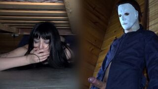 The sexy nurse was fucked by a devil on Halloween night in a hardcore scene