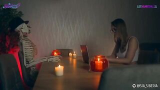 The best Halloween XXX parody with sexy costumes and straps