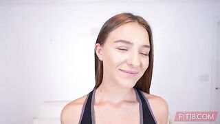 Fit and petite Ukrainian teen refugee gets fucked hard in a casting session