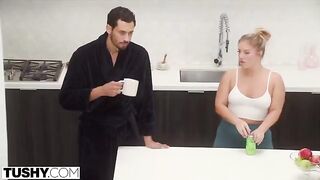 Nicole is getting fucked by cheating husbands in their asses