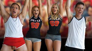 Hot Football Mom Swap with Sedona Reign and Rachael Cavalli