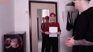 The delivery girl is not always a girl, sometimes it's a guy too