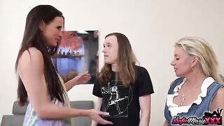 Sofie Marie and Payton Hall in a hot stepmom swap scene