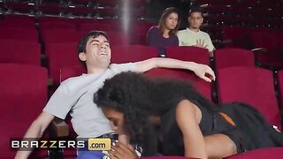 Naughty Tina Fire got her pussy smashed in the popcorn machine