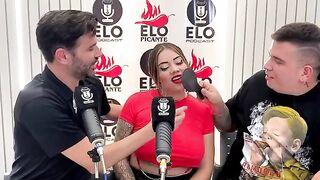 An interview with Elo Podcast ends in a mess and a lot of cum