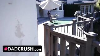 Pervert dad fucks his stepdaughter Eliza Ibarra in a taboo scenario