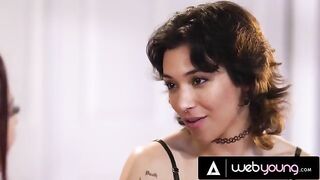 A romantic college girl Brooklyn Gray has passionate sex with her girlfriend