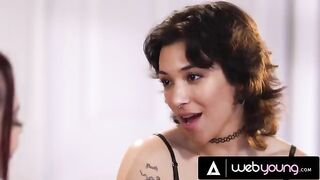 A romantic college girl Brooklyn Gray has passionate sex with her girlfriend